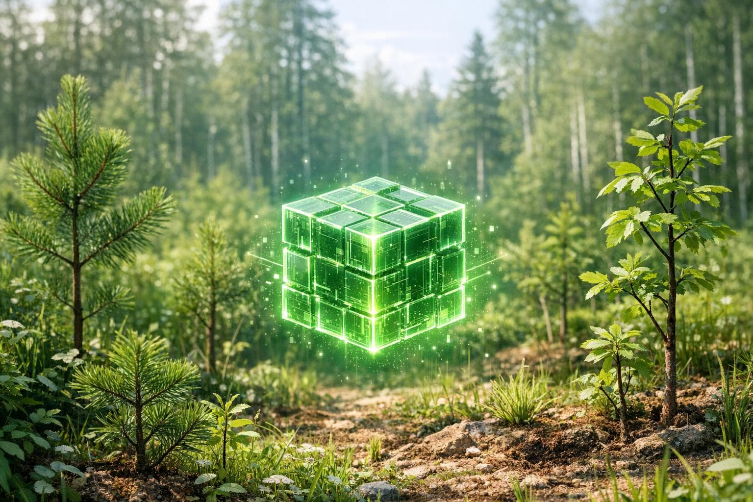 Blockchain Carbon Credits for Reforestation