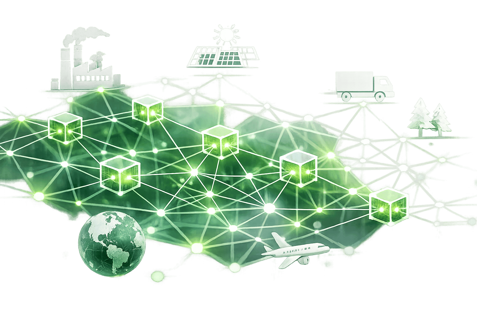 Blockchain for Scope 1, 2, 3 Emissions Tracking